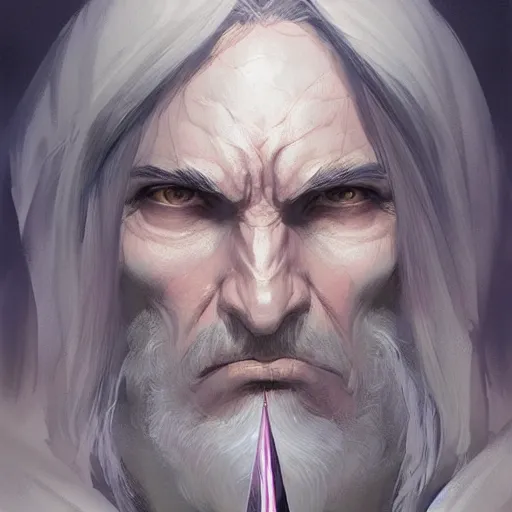 Image similar to male wizard, art by artgerm and greg rutkowski and magali villeneuve, d & d, fantasy, portrait, highly detailed, headshot, digital painting, trending on artstation, concept art, sharp focus, illustration