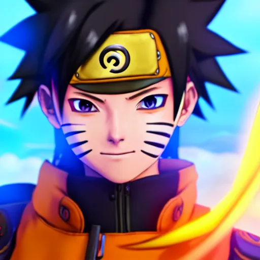 Prompt: a screenshot of naruto as tracer in overwatch, portrait, fantasy, beautiful face, vivid colors, elegant, concept art, sharp focus, digital art, hyper realistic, 4 k unreal engine, highly detailed, hd, dramatic lighting by brom, trending trending on art - station