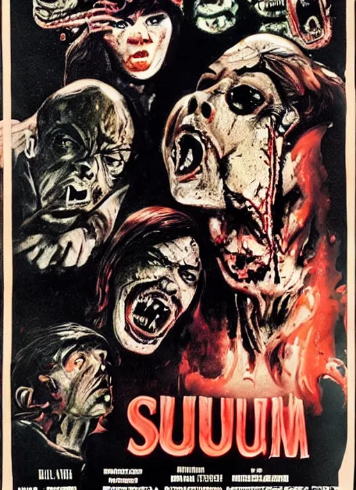 Image similar to Squirm (1976) poster as a 2018 Blumhouse horror movie, highly detailed