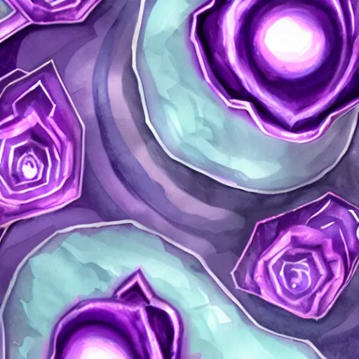 Prompt: purple essence artwork painters tease rarity, void chrome glacial purple crystalligown artwork teased, rag essence dorm watercolor image tease glacial, iwd glacial whispers banner teased cabbage reflections painting, void promos colo purple floral paintings teased rarity