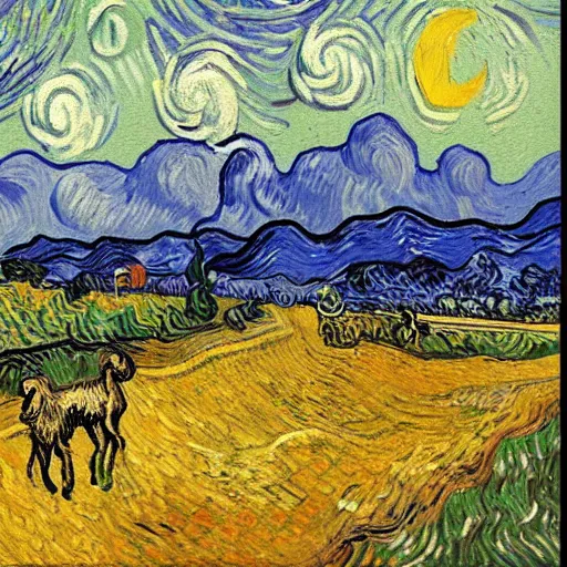 Prompt: original van gogh painting of WinAmp 1880 Paint on Canvas