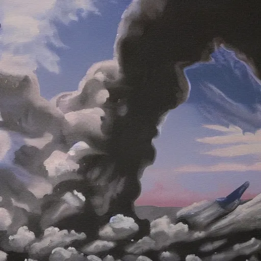 Image similar to last day on earth, dramatic painting