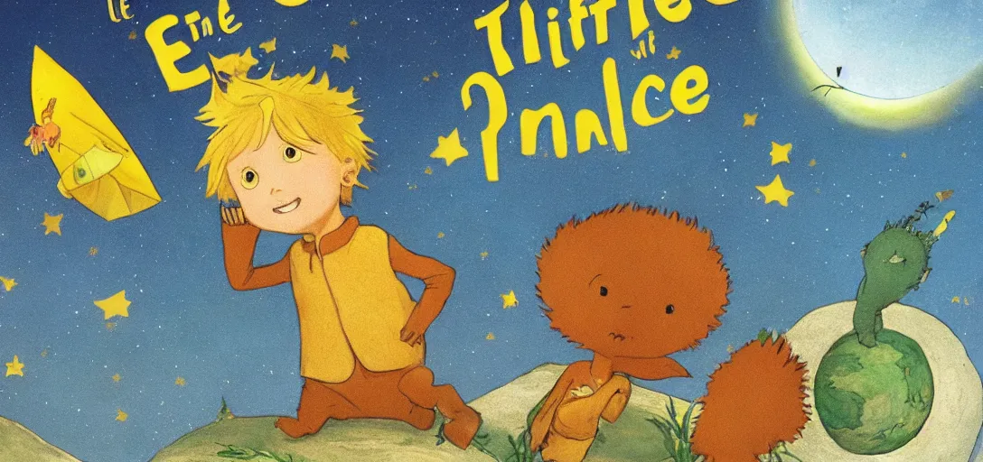 Prompt: The Little Prince Visits Earth