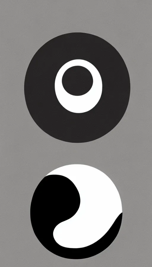 Prompt: Abstract representation of ying Yang concept, from One piece