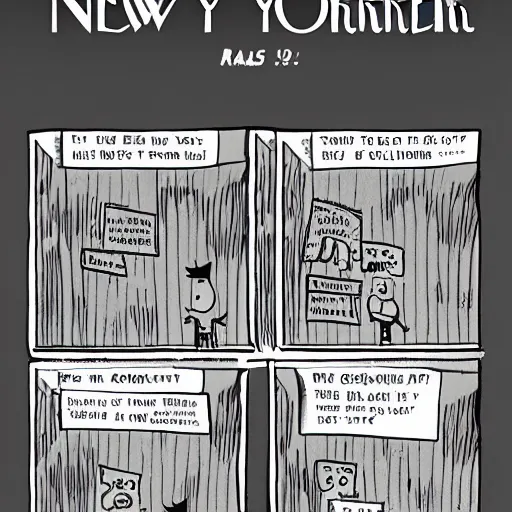 Image similar to funny webcomic from the New Yorker