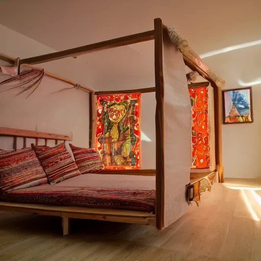 Image similar to chapathi bed studio lighting