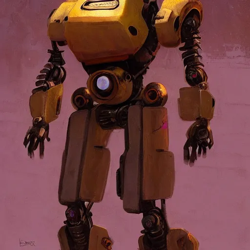 Prompt: robot by Eddie Mendoza in style of Jimmy Nelson