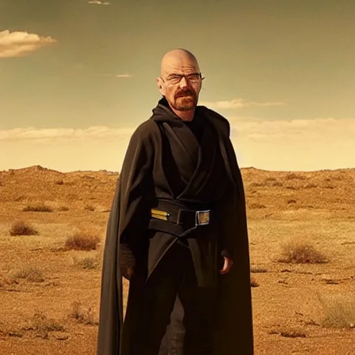 Prompt: Anakin Skywalker as Walter White, breaking bad