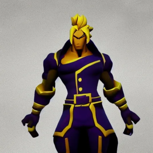 Prompt: Dio from Fortnite