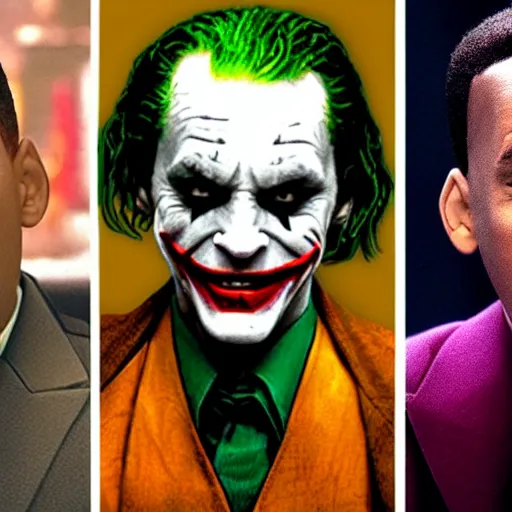 Prompt: Will Smith as the Joker