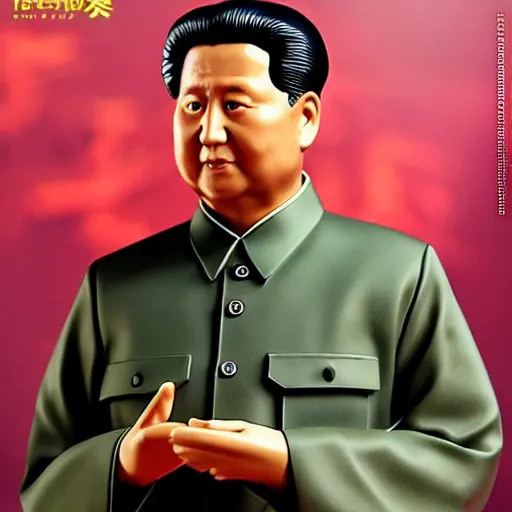 Prompt: hot toys Mao Zedong