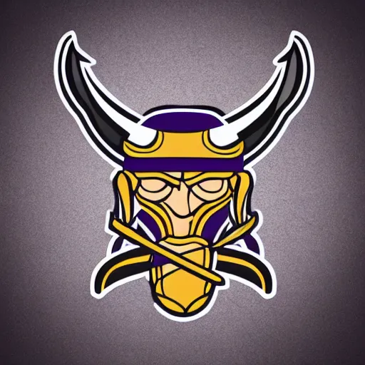 Image similar to sports logo detailed vector snoopdogg vikings