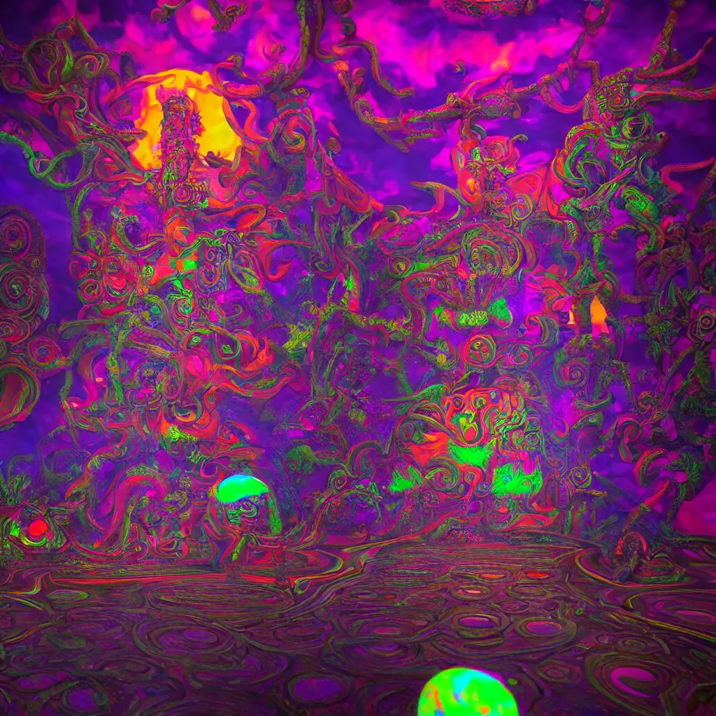 Image similar to psychedelic art, highly detailed, trending on artstation, unreal engine 5