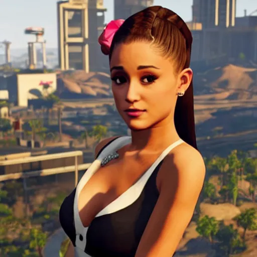 Image similar to Ariana Grande in GTA 5