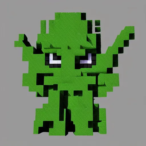 Prompt: Cthulhu as a minecraft mob