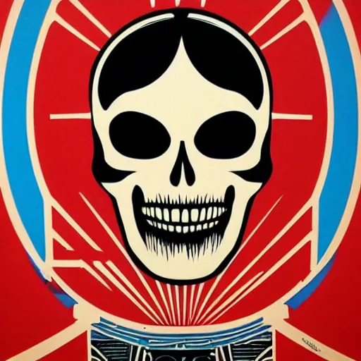 Image similar to death. by shepard fairey