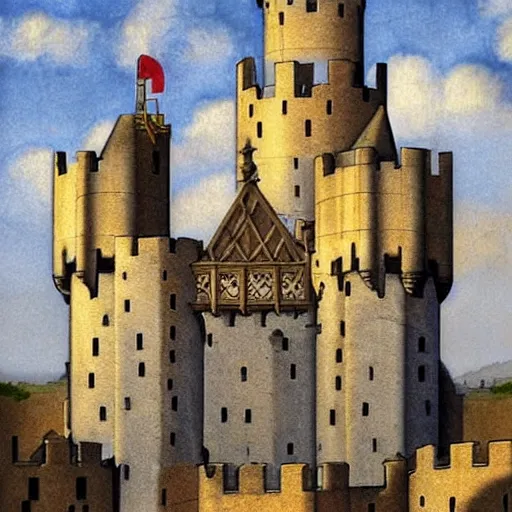 Image similar to eternal medieval castle by bauhaus