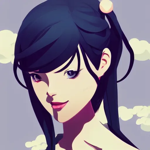 Prompt: beautiful girl clean cel shaded vector art. shutterstock. behance hd by lois van baarle, artgerm, helen huang, by makoto shinkai and ilya kuvshinov, rossdraws, illustration,