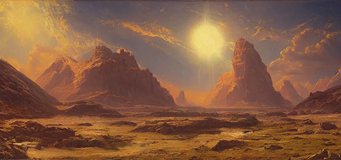 Image similar to The Galactic Empire by Frederic Edwin Church