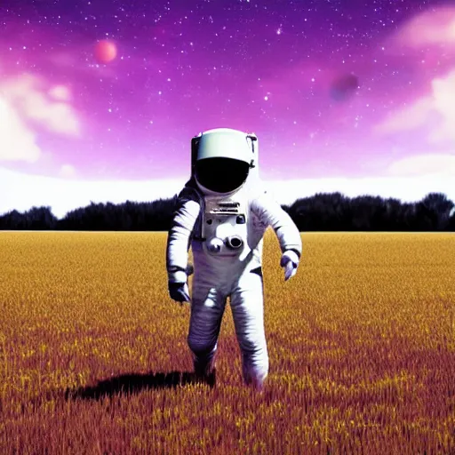 Prompt: astronaut dancing in field, pixar, smooth edges, perfect detail, elegant, smooth, sunny