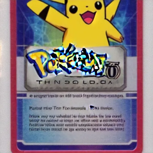 Image similar to A pokémon card from 2001