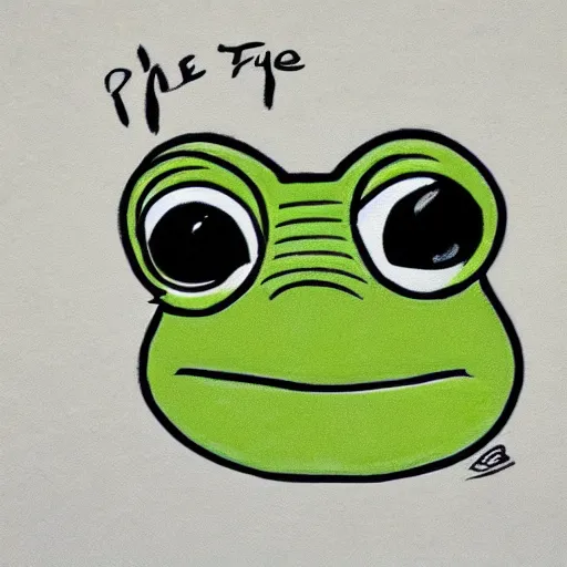 Image similar to pepe the frog