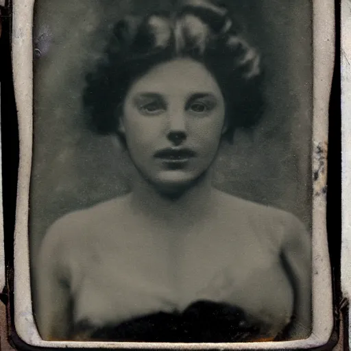 Prompt: tintype photo, underwater, mutant