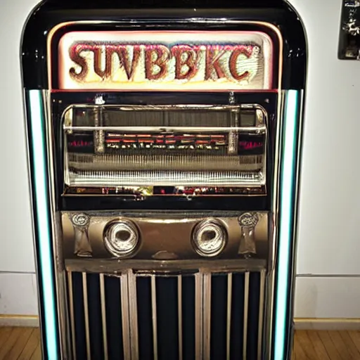 Image similar to full jukebox, superb resolution