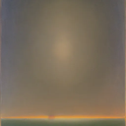 Image similar to the abstract painting'arctic void ', by caspar david friedrich, by rothko!!!