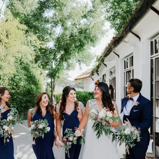 Ugly navy hotsell blue bridesmaid dress