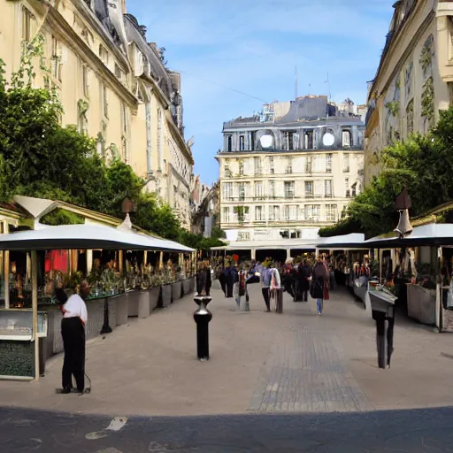 Prompt: the deux magots