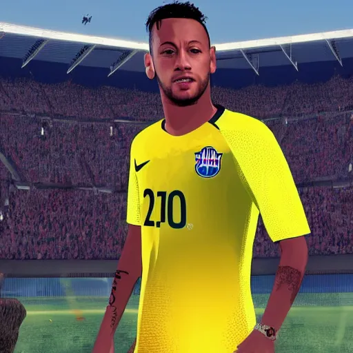 Image similar to neymar in gta v