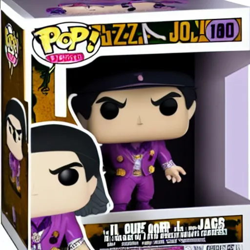 Image similar to jojos bizarre adventure, funko pop