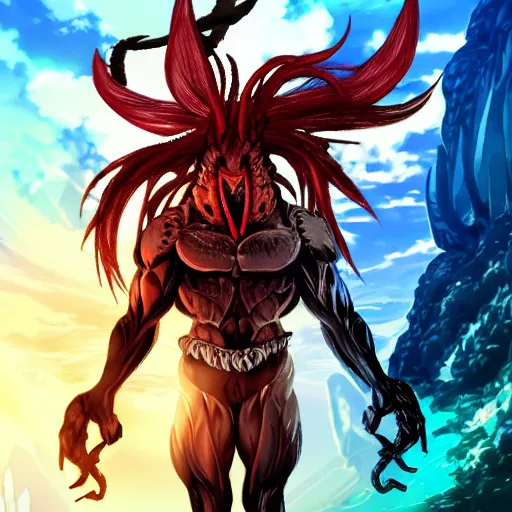 Image similar to anime key visual of the predator