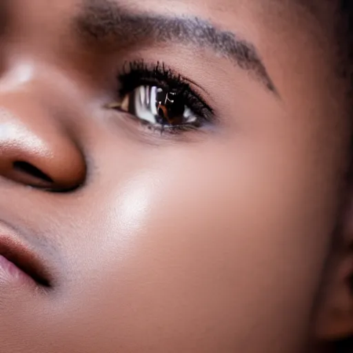 Image similar to a studio photograph of DaBaby, portrait, 40mm lens, shallow depth of field, close up, split lighting, cinematic