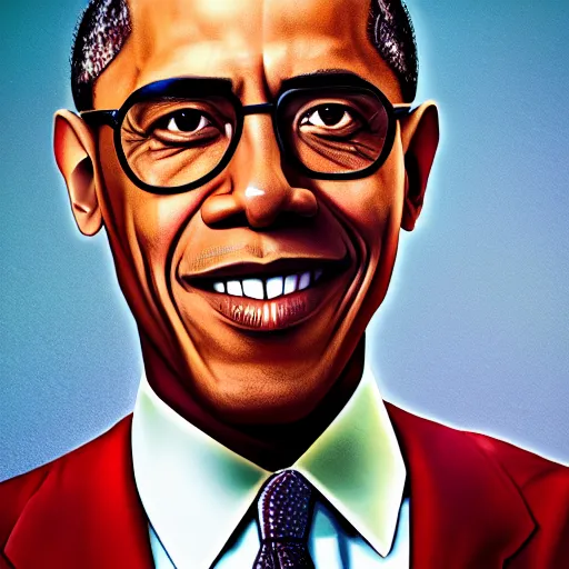 Image similar to Barrack Obama as Gustavo Fring from Breaking Bad, shot on iPhone, 1080p 4k resolution,