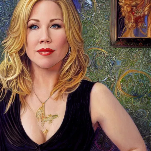 Image similar to Christina Applegate, by Mark Brooks, by Donato Giancola, by Olivia De Berardinis, by Fiona Stephenson