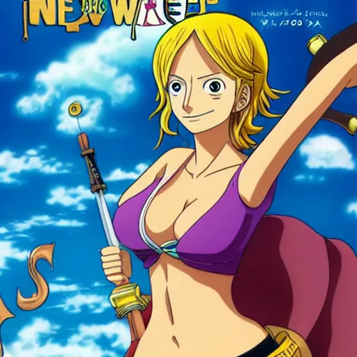 Image similar to nami one piece the movie Cover Art starring emma watson