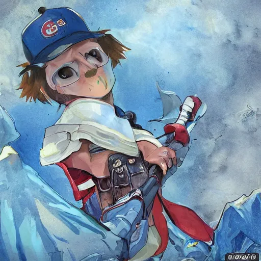 Image similar to anime Portrait of Youppi the Habs Montreal Canadiens Mascot as a very cute powerful and friendly pokemon, highly detailed anime, high evolution, 1990s, legendary, smooth, sharp focus, dynamic lighting, intricate, trending on ArtStation, illustration pokemon, art by WLOP