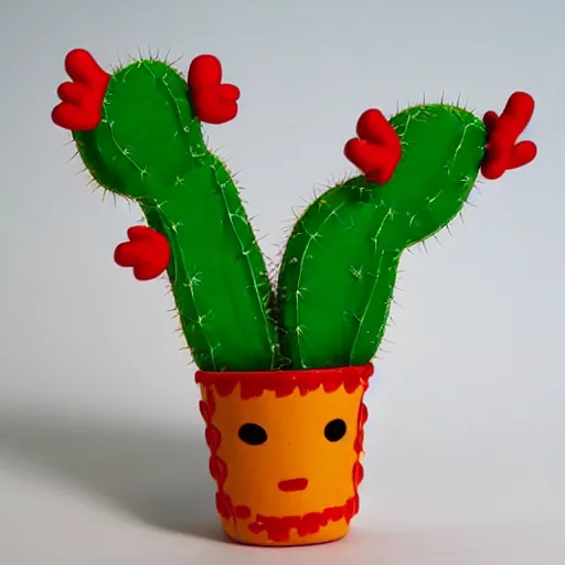 Prompt: : pixar cactus character