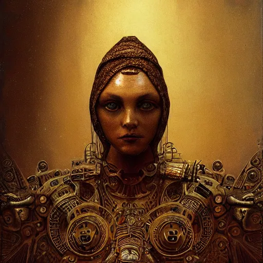 Image similar to detailed portrait of a scifi gadget, filigree ornaments and greek architecture, artstation, beksinski, in africa, cinematic