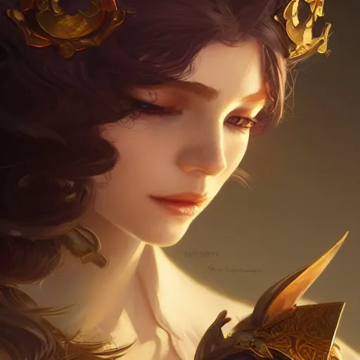 Prompt: Yordle, closeup, D&D, fantasy, intricate, elegant, highly detailed, digital painting, artstation, concept art, matte, sharp focus, illustration, art by Artgerm and Greg Rutkowski and Alphonse Mucha