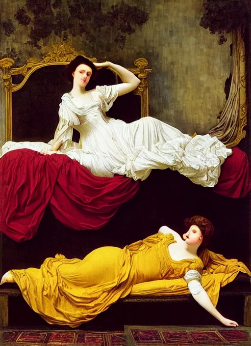 dramatic fainting woman