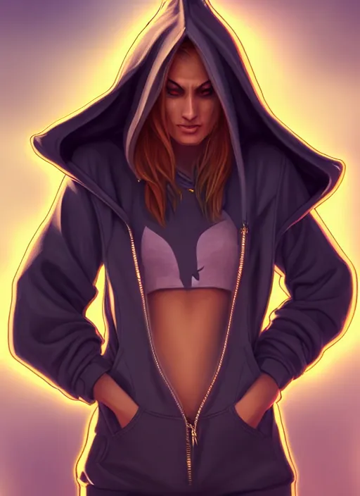 Image similar to pretty woman wearing an anubis hoodie, highly detailed, artgerm style, artstation, soft light, sharp focus, illustration, character design, concept art