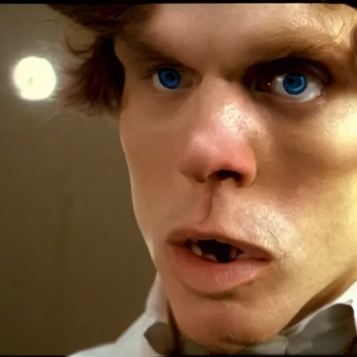 Prompt: Live Action Still of Jerma in A Clockwork Orange, real life, hyperrealistic, ultra realistic, realistic, highly detailed, epic, HD quality, 8k resolution, body and headshot, film still