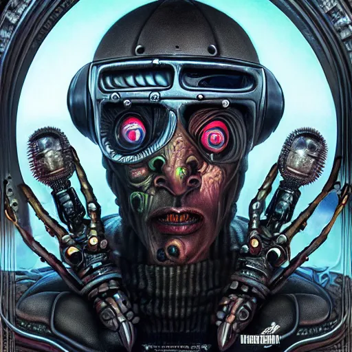 Image similar to Lofi Giger Scorn BioPunk portrait of Snoop Dog Pixar style by Tristan Eaton Stanley Artgerm and Tom Bagshaw