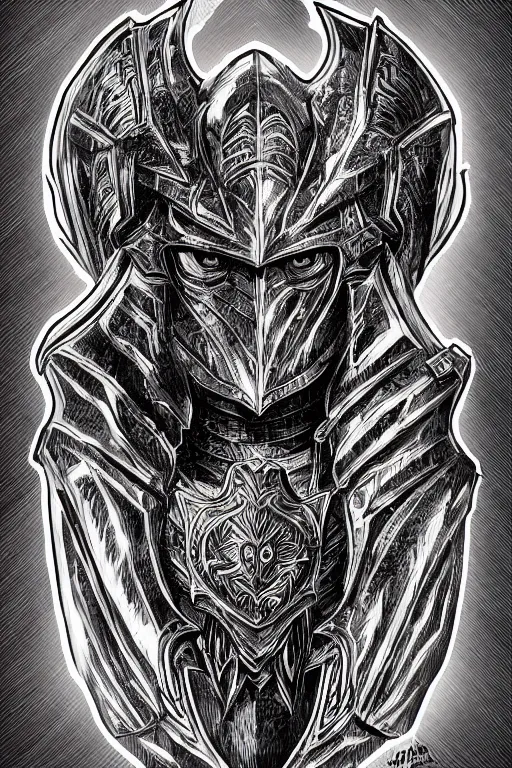 Image similar to armoured warrior, symmetrical, highly detailed, digital art, rose thorn themed armour, sharp focus, trending on art station, kentaro miura manga art style