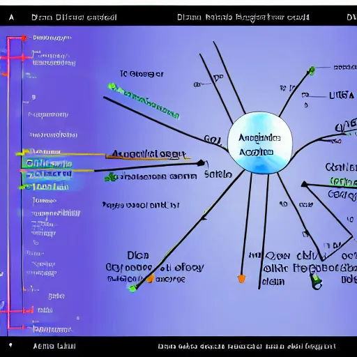 Prompt: Artificial Intelligence diagram of Stable Diffusion aka dream, Realistic, HDR, Clear Image, readable diagram,