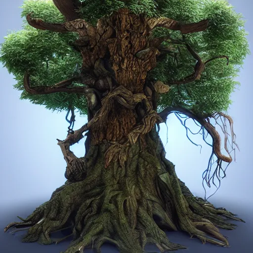 Mystical Tree - 3D model by waywardart (@waywardart) [dd47592]