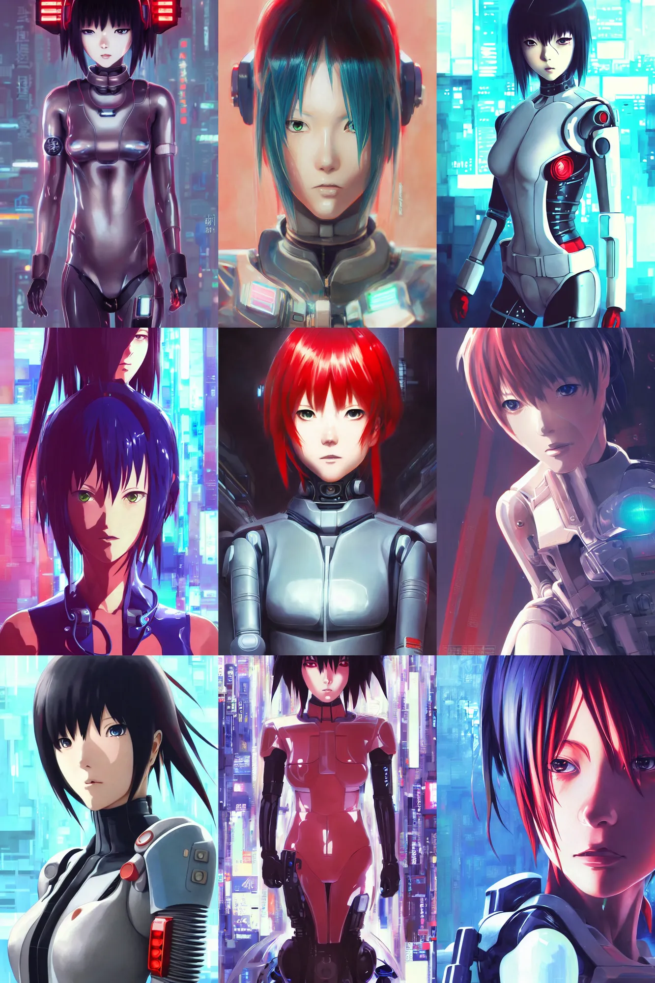 Prompt: Asuka as an android from ghost in the shell fantastically detailed reflecting eyes modern anime style art cute detailed portrait shinkai makoto vibrant Studio ghibli kyoto animation hideaki anno Sakimichan Stanley Artgerm Lau Rossdraws James Jean Marc Simonetti elegant highly detailed digital painting artstation pixiv cyberpunk sharp focus Ruan Jia Mandy Jurgens Greg Rutkowski